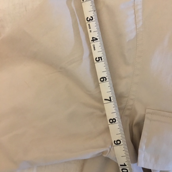 Lauren Ralph Lauren Safari Jacket Womens Size Medium Khaki Button Flap Pockets - Picture 7 of 7